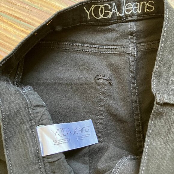 Yoga Jeans Rachel Skinny Jeans Black Denim Women's Size 33 - Picture 3 of 6